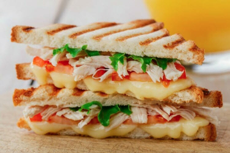 double decker turkey sandwich
