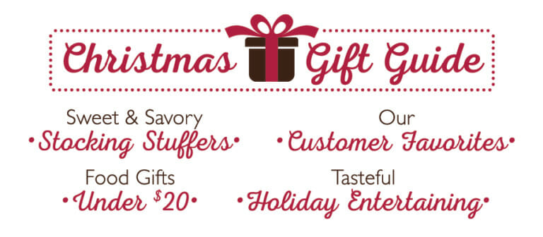 Christmas Gift Guide, Stocking Stuffers, Under $20.00, Customer Favorites, Holiday Entertaining.