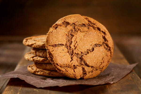 Molasses Ginger Snap Cookies